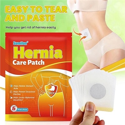 Пластыри против боли в животе, 6шт Hernia care patch