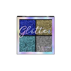 LavelleCollection Тени 4-цветные для век Glitter тон 01 Королевская роскошь