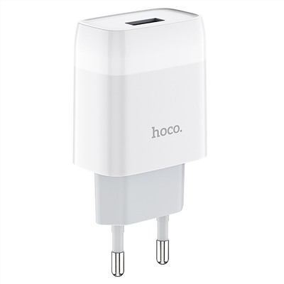 Адаптер Сетевой Hoco C72A USB 2,1A/10W (white)