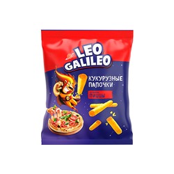 «Leo Galileo», кукурузные палочки со вкусом пиццы, 45 г