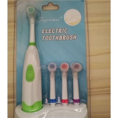 Электрическая зубная щетка Toothbruhs с тремя насадками