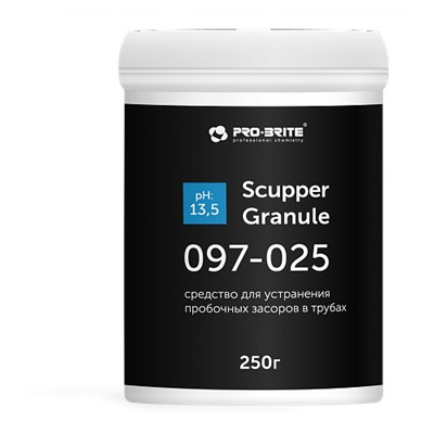 Scupper Granule Средство для устранения пробочных засоров в трубах 250мл.