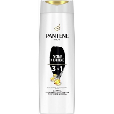 Шампунь Pantene Pro-V 3 в 1 Густые и крепкие 3в1 400мл