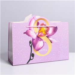 Пакет подарочный «Цвети»,  30 × 23 × 10 см 7039853