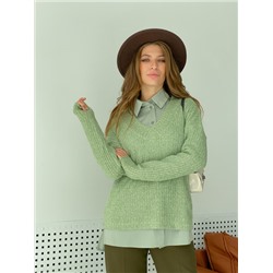 Альфа свитер зеленый