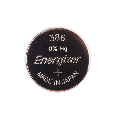 Элемент серебряно-цинковый Energizer R 386/301 (10) ЦЕНА УКАЗАНА ЗА 1 ШТ