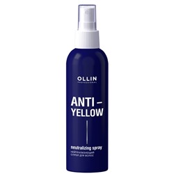 OLLIN ANTI-YELLOW Нейтрализующий спрей для волос 150 мл