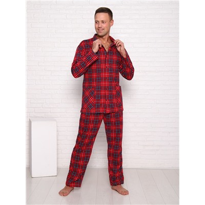 Пижама с брюками Красный POLINA