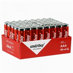 Батарейка AAA Smart Buy LR03 (4) (40/960) ЦЕНА УКАЗАНА ЗА 1 ШТ