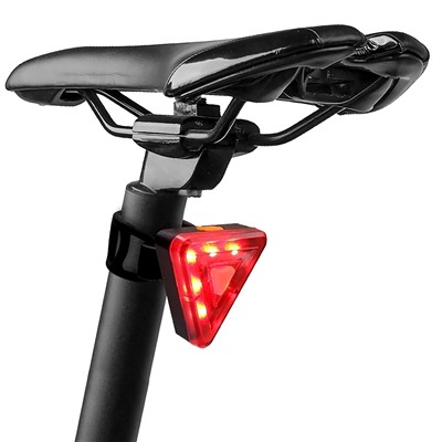Аксессуары для велосипеда и самоката - стоп фонарь 108 треугольник 200 mAh