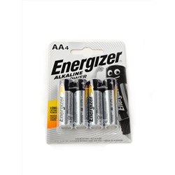 Батарейка Energizer Power LR6 BL-4 /уп 96/пальчиковые