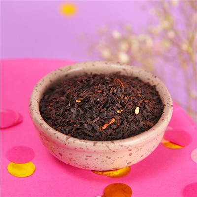 Чай чёрный «8 марта», вкус: ваниль и карамель, 50 г.
