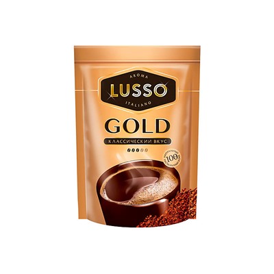 «LUSSO», кофе Gold, растворимый, 40 г