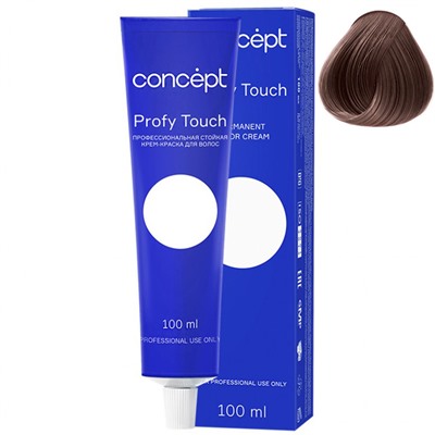 Стойкая крем-краска для волос 7.77 интенсивный светло-коричневый Profy Touch Concept 100 мл