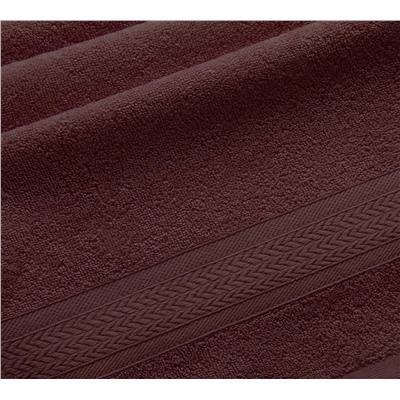 Полотенце махровое Утро коричневый Аиша Текс-Дизайн