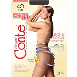 Conte Колготки женские ACTIVE SOFT 40, р.2, bronz