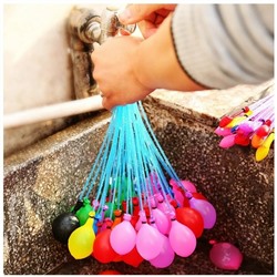 Игровой набор водные шарики - бомбочки Balloon Wars, 37 штук, с адаптером, водяные шары, бомбочки