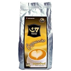 Растворимый кофе G7 капучино ЛЕСНОЙ ОРЕХ   500 гр