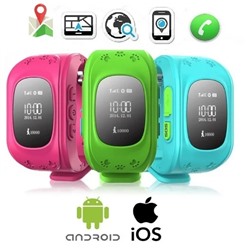 Детские часы с телефоном и Smart Baby Watch Q50 (в ассортименте)