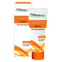 Pharmway СУЛЬСЕНА Паста против перхоти 1%, в коробке 75 мл.