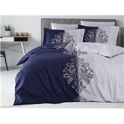 КПБ FIRST CHOICE Cotton Satin Hypnoz Navy Blue S-166