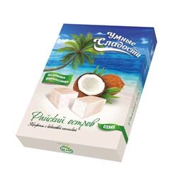 Умные сладости Конфеты с кокосовой начинкой,"Райский остров", 90г