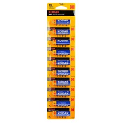 Батарейка AA Kodak MAX  LR6 (10-BL) (80/400) ЦЕНА УКАЗАНА ЗА 10 ШТ