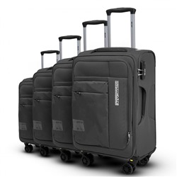 Комплект из 4 чемоданов MIRONPAN 50127 Черный