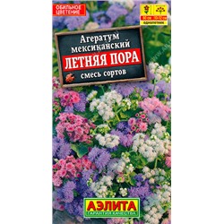 Агератум Летняя пора, смесь сортов