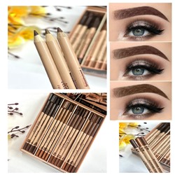 Карандаш для бровей KISS BEAUTY Eyebrow, (ряд 3шт)