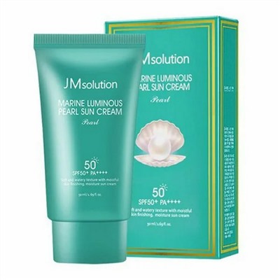 Jmsolution Увлажняющий солнцезащитный крем с жемчугом / Marine Luminous Pearl Sun Cream Pearl SPF50+/PA++++, 50 мл