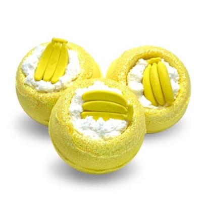 Бомбочка для ванн Bomb Master «Бананчики» жёлтая, 130 г 6628535