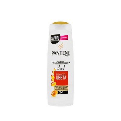 Шампунь Pantene pro-v Яркость цвета 3в1 400 мл.