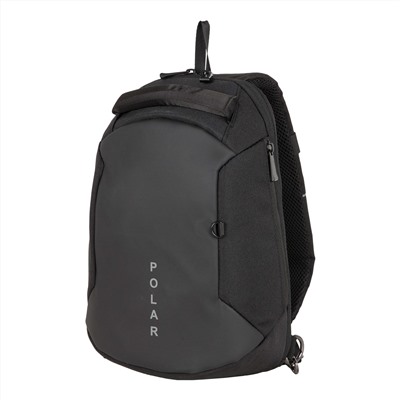 Однолямочный рюкзак П0074 (Черный)