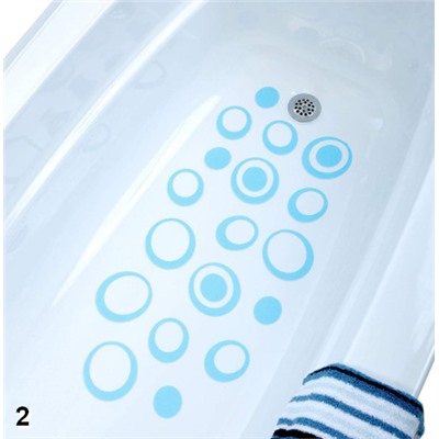 Противоскользящие наклейки для ванны уп/ 12 шт. AST-019
