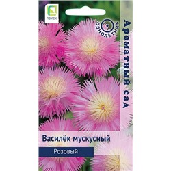 Василек Мускусный Розовый