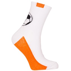 Носки Socks тм104 бел/оран