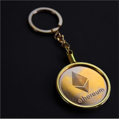 Брелок в виде монеты Ethereum FD3821, заказ от 2 шт