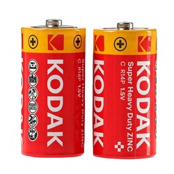 Батарейка C Kodak R14 Extra Heavy Duty (KCHZ-S2) (б/б) (24/144) ЦЕНА УКАЗАНА ЗА 1 ШТ