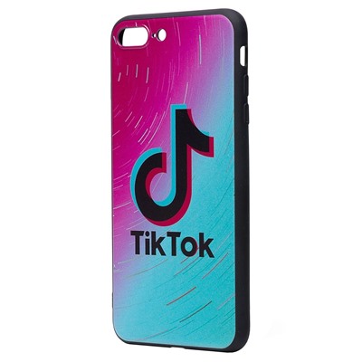 Чехол-накладка - SC220 для "Apple iPhone 7 Plus/iPhone 8 Plus" (001) (pink/turquoise)