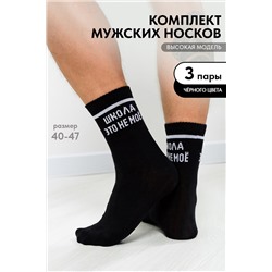 Носки Школа мужские 3 пары