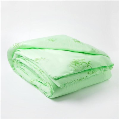 Одеяло Бамбук 140х205 см, полиэфирное волокно 200 гр/м, пэ 100% 4086945
