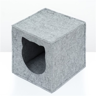 Домик для животных "Кубик", войлок, 30 х 30 х 30 см