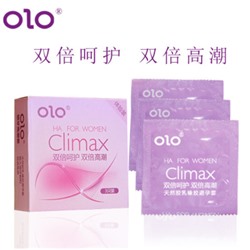 Презервативы OLO Climax с точками и гиалуроновой кислотой 3 шт RST478291