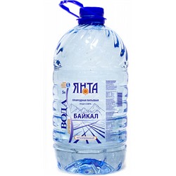 Вода природная питьевая Янта, негазированная 5л.