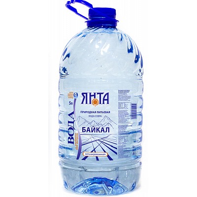 Вода природная питьевая Янта, негазированная 5л.