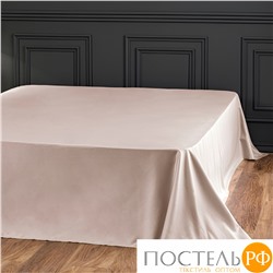 T1224T10009114 Простыня Tivolyo home сатин коричневый 1,5 сп