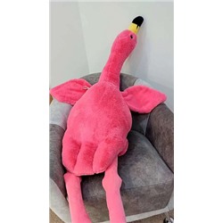 Мягкая игрушка Фламинго розовый обнимусь 120 см