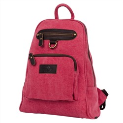 П8001-01 красный рюкзак брезент (Красный)