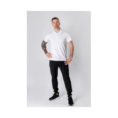 Спортивные брюки М-1264: Чёрный / Белый